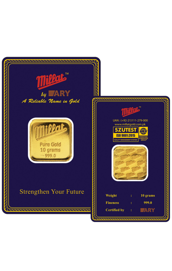 ARY Millat – 10 Gram Pure Gold Bar