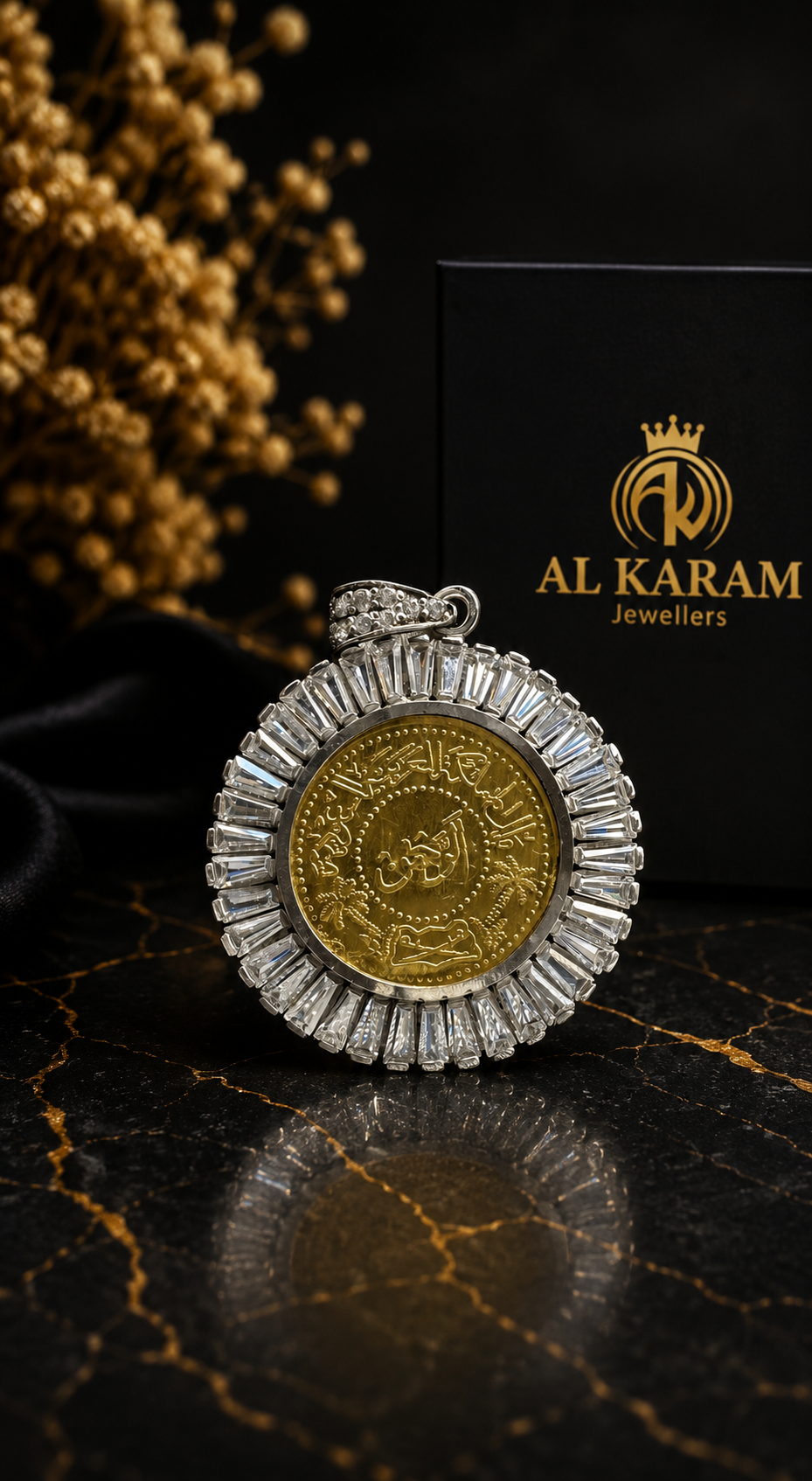 2 Gram Alkaram Gold Coins Casing