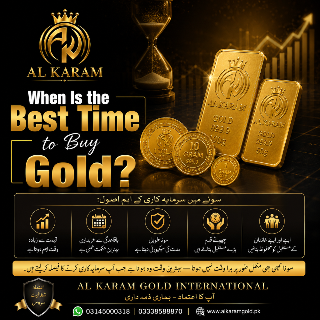 When We invest in gold