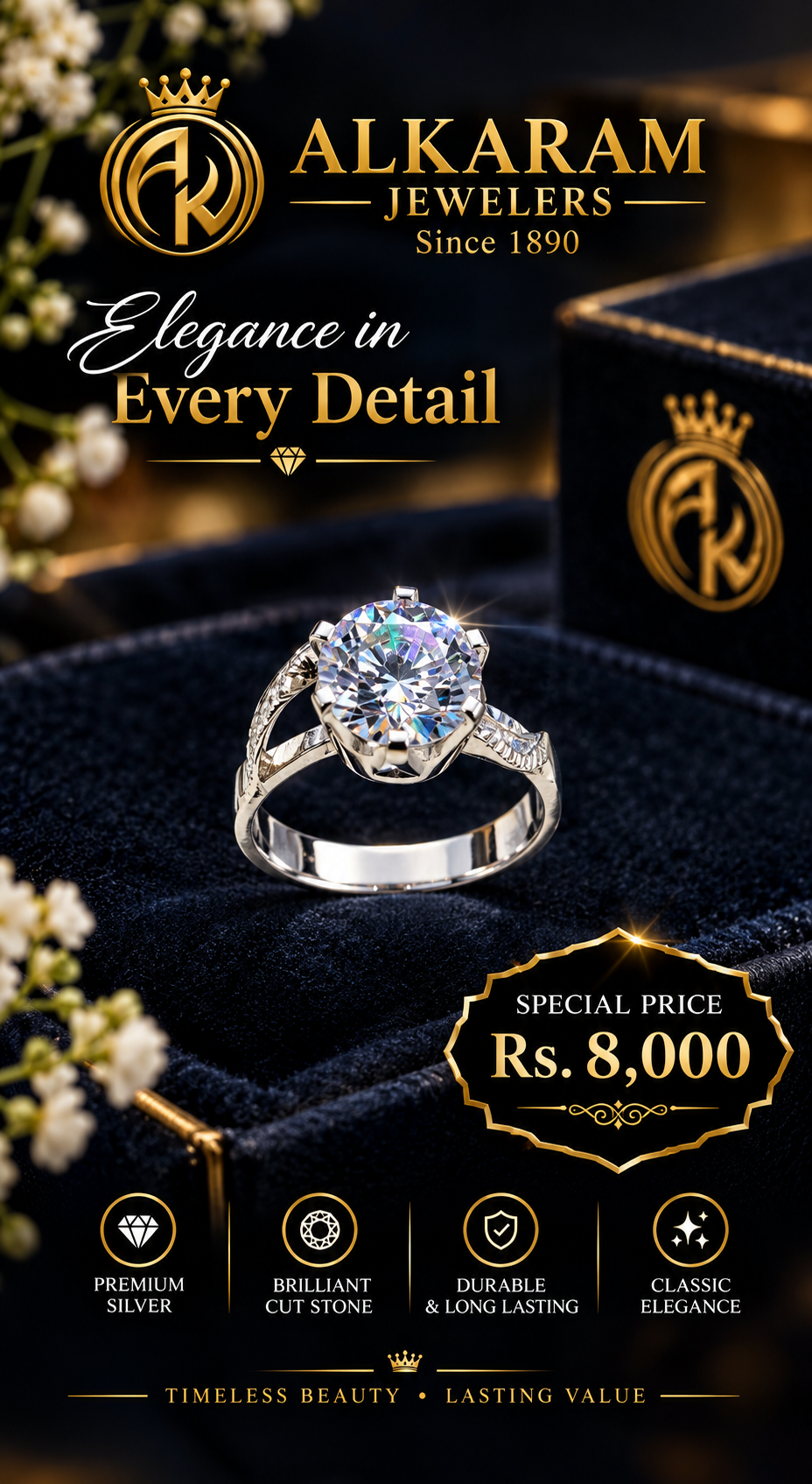 Alkaram silver Ring 2